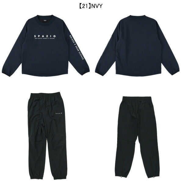 スパッツィオSpazioジュニア裏メッシュピステ上下セットGE-1041サッカーフットサルトレーニングウェア子供用