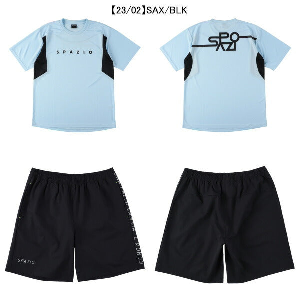 【上下セット】スパッツィオSpazioカーブラインプラシャツプラパン上下GE1052-GE1086サッカーフットサルメンズ