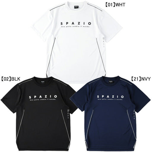 【ショップ限定エントリーでさらに+9倍】【ネコポス送料無料】スパッツィオSpazioパイピングカットプラシャツGE-1053サッカーフットサルメンズ