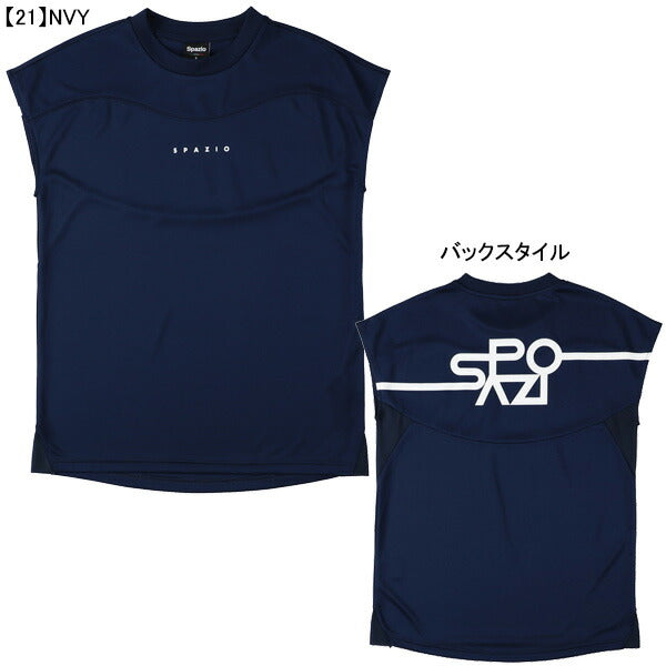 【ネコポス送料無料】スパッツィオSpazioカーブラインノースリーブGE-1054サッカーフットサルメンズ