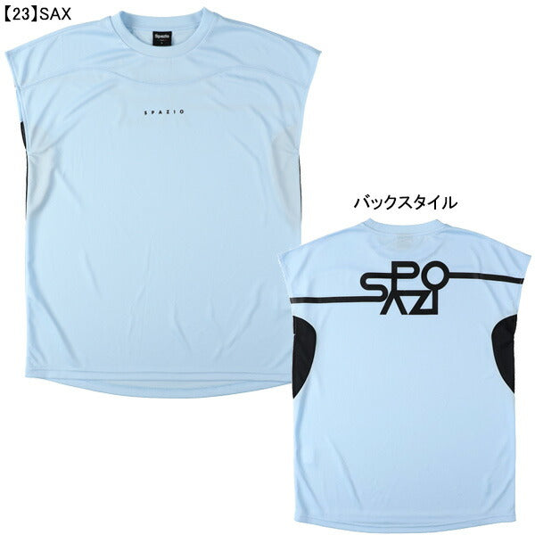 【ネコポス送料無料】スパッツィオSpazioカーブラインノースリーブGE-1054サッカーフットサルメンズ