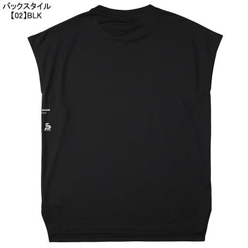 【ショップ限定エントリーでさらに+9倍】【ネコポス送料無料】スパッツィオSpazioパイピングカットノースリーブGE-1055サッカーフットサルメンズ