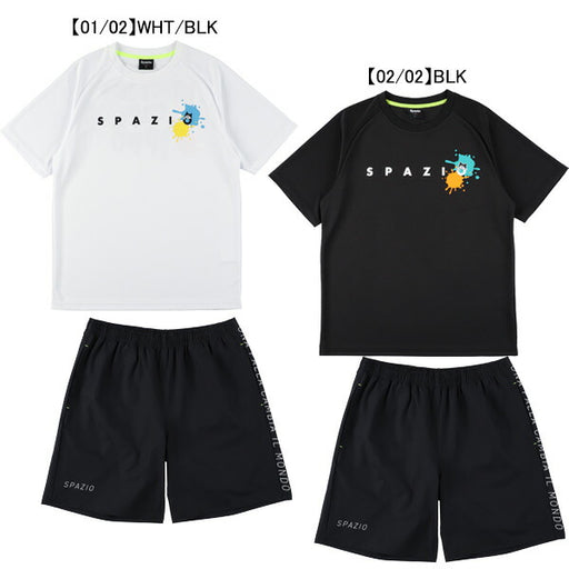 【ショップ限定エントリーでさらに+9倍】【上下セット】スパッツィオSpazioJr.PIPPOスプラッシュプラシャツプラパン上下GE1061-GE1087サッカーフットサル子供用
