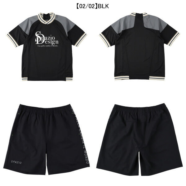 【上下セット】スパッツィオSpazioJr.ラインリブプラシャツプラパン上下GE1064-GE1087サッカーフットサル子供用