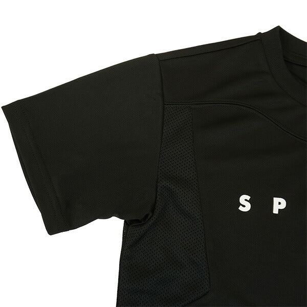 【ショップ限定エントリーでさらに+9倍】【上下セット】スパッツィオSpazioJr.カーブラインプラシャツプラパン上下GE1065-GE1087サッカーフットサル子供用