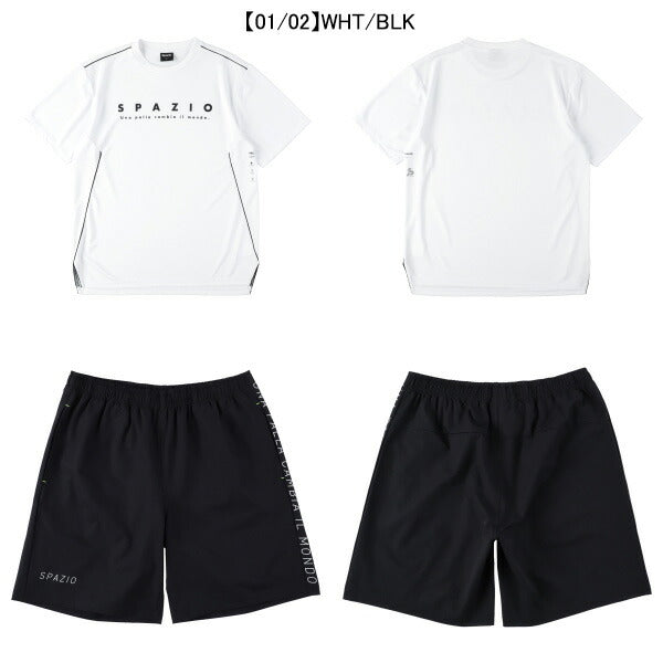 【上下セット】スパッツィオSpazioJr.パイピングカットプラシャツプラパン上下GE1066-GE1087サッカーフットサル子供用