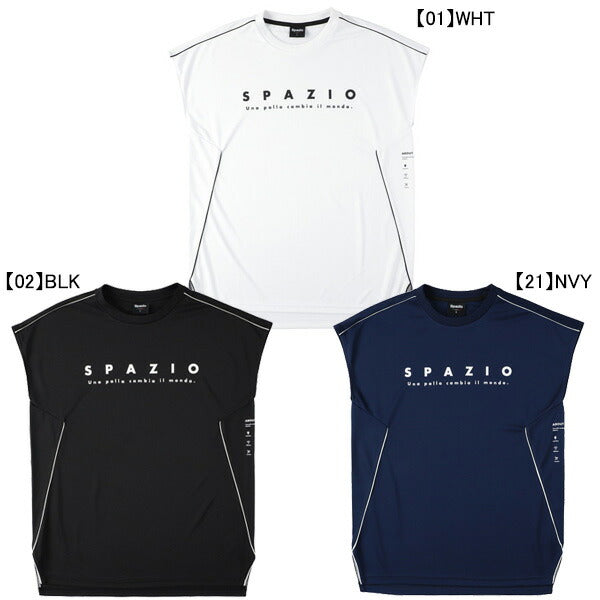 【ネコポス送料無料】スパッツィオSpazioJr.パイピングカットノースリーブGE-1068サッカーフットサル子供用