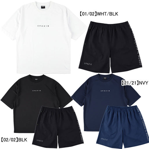 【上下セット】スパッツィオSpazioボールヘッドフォンオーバーサイズプラシャツプラパン上下GE1078-GE1086サッカーメンズ