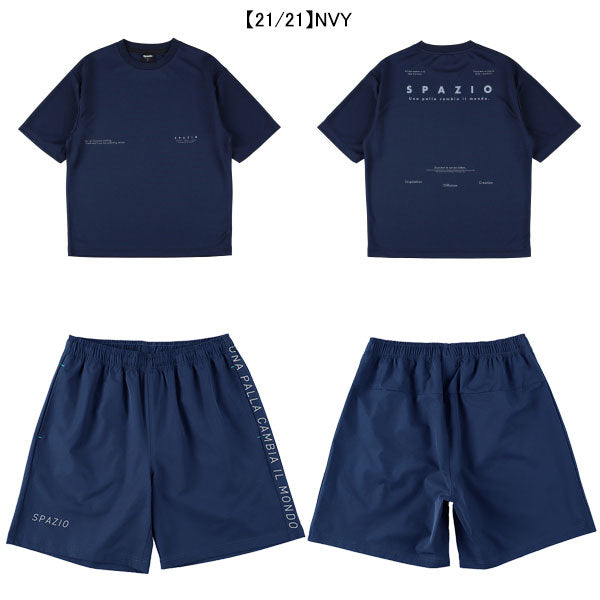 【上下セット】スパッツィオSpazioオーバーサイズプラシャツ2プラパン上下GE1082-GE1086サッカーフットサルメンズ