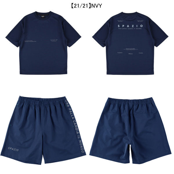 【ショップ限定エントリーでさらに+9倍】【上下セット】スパッツィオSpazioJr.オーバーサイズプラシャツ2プラパン上下GE1083-GE1087サッカーフットサル子供用