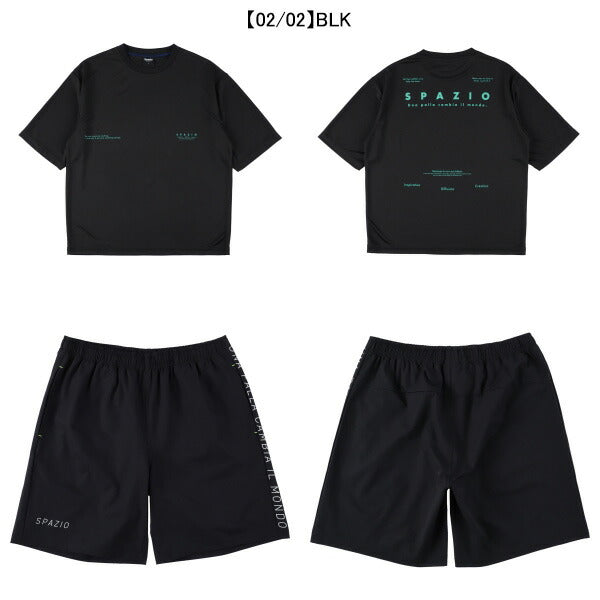 【ショップ限定エントリーでさらに+9倍】【上下セット】スパッツィオSpazioJr.オーバーサイズプラシャツ2プラパン上下GE1083-GE1087サッカーフットサル子供用