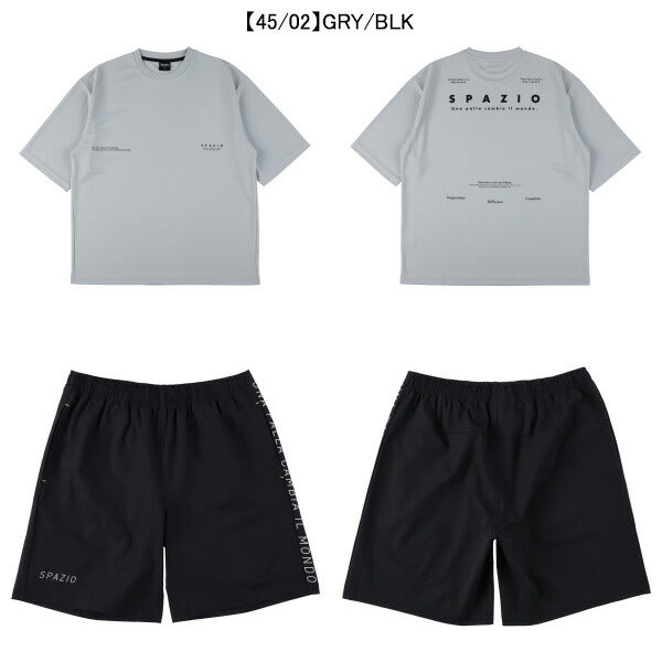【ショップ限定エントリーでさらに+9倍】【上下セット】スパッツィオSpazioJr.オーバーサイズプラシャツ2プラパン上下GE1083-GE1087サッカーフットサル子供用