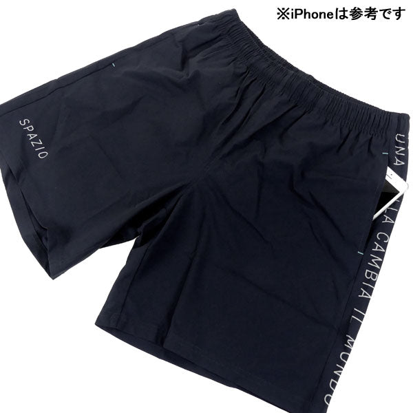 【ショップ限定エントリーでさらに+9倍】【ネコポス送料無料】スパッツィオSpazio脇パネルプラパン2GE1086サッカーフットサルプラクティスパンツダークネイビーメンズ