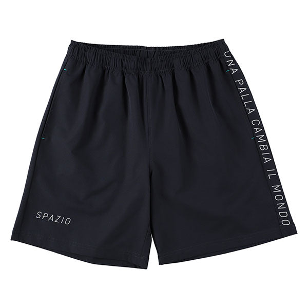 【ショップ限定エントリーでさらに+9倍】【ネコポス送料無料】スパッツィオSpazioJr.脇パネルプラパン2GE1087サッカーフットサルプラクティスパンツ短パン練習着ダークネイビー子供用