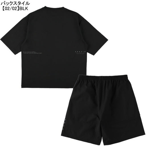 【上下セット】スパッツィオSpazioオーバーサイズテクニカルTシャツ2プラパン上下GE1088-BT0284サッカーフットサルメンズ