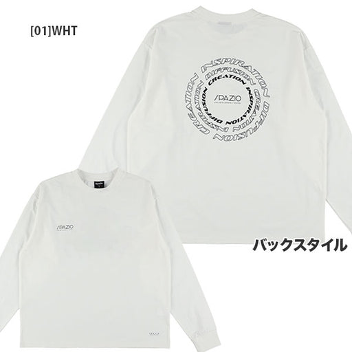 【ネコポス送料無料】スパッツィオSpazioジュニアJrバックサークルロンTGE-1108サッカーフットサルプラクティスシャツ長袖子供用