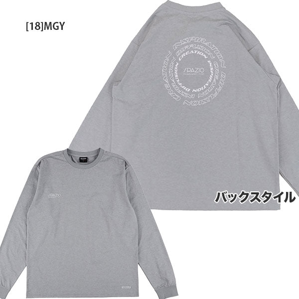 【ネコポス送料無料】スパッツィオSpazioジュニアJrバックサークルロンTGE-1108サッカーフットサルプラクティスシャツ長袖子供用