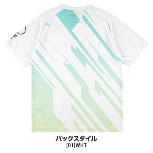 【ネコポス送料無料】スパッツィオSpazioサイバーグラデプラクティスシャツGE1109サッカーフットサル半袖プラシャツメンズ