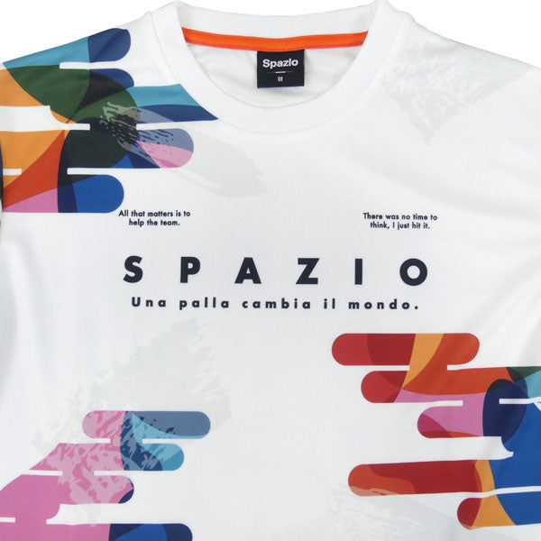 【上下セット】スパッツィオSpazioグラウンドブラシプラシャツメッシュプラパンGE1110/GE1023サッカーフットサルプラクティスセットメンズ