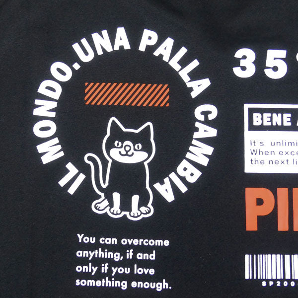 【ネコポス送料無料】スパッツィオSpazioPIPPOバックアートプラクティスシャツGE1112サッカーフットサル半袖プラシャツメンズ