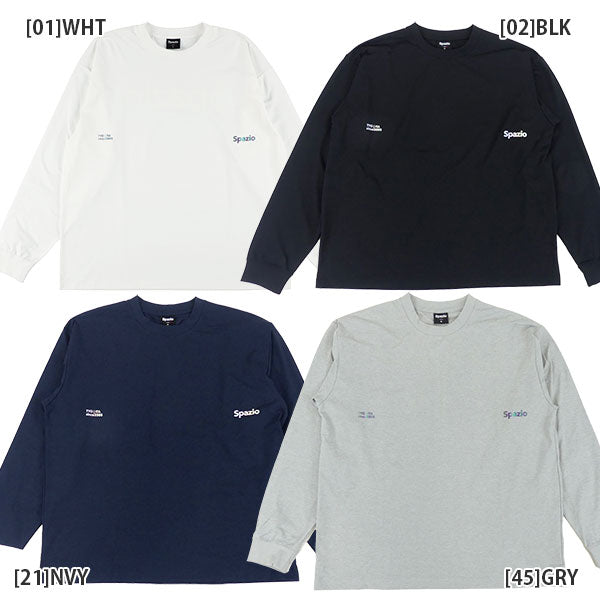 【ネコポス送料無料】スパッツィオSpazioオーバーサイズオーロラptロンTGE-1115サッカーフットサルプラクティスシャツ長袖メンズ