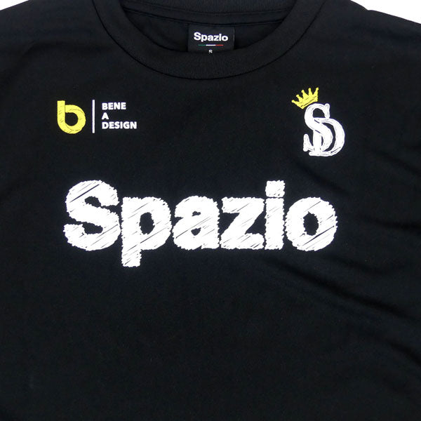 【ネコポス送料無料】スパッツィオSpazioロゴスケッチロンプラGE-1116サッカーフットサルプラクティスシャツ長袖メンズ