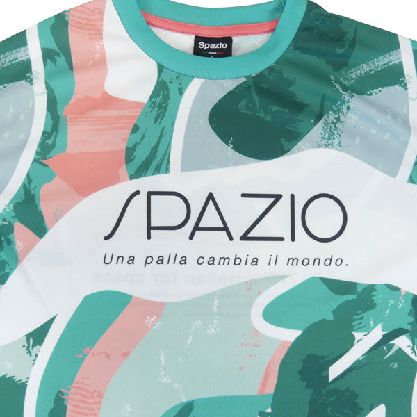 【ネコポス送料無料】スパッツィオSpazioペイントグラフィックロンプラGE-1118サッカーフットサルプラクティスシャツ長袖メンズ