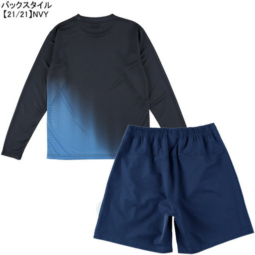 【上下セット】スパッツィオSpazioサウンドウェーブロンプラ脇パネルプラパン2GE1119-GE1086サッカーフットサル練習着メンズ