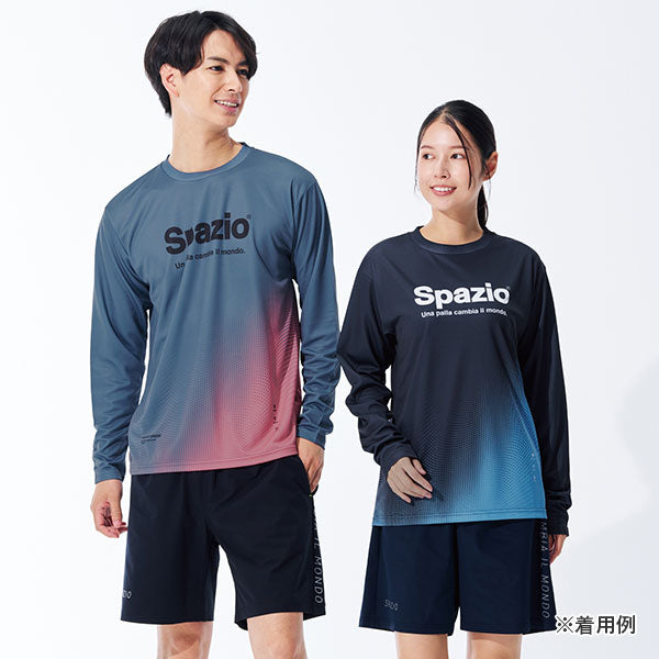 【上下セット】スパッツィオSpazioサウンドウェーブロンプラ脇パネルプラパン2GE1119-GE1086サッカーフットサル練習着メンズ
