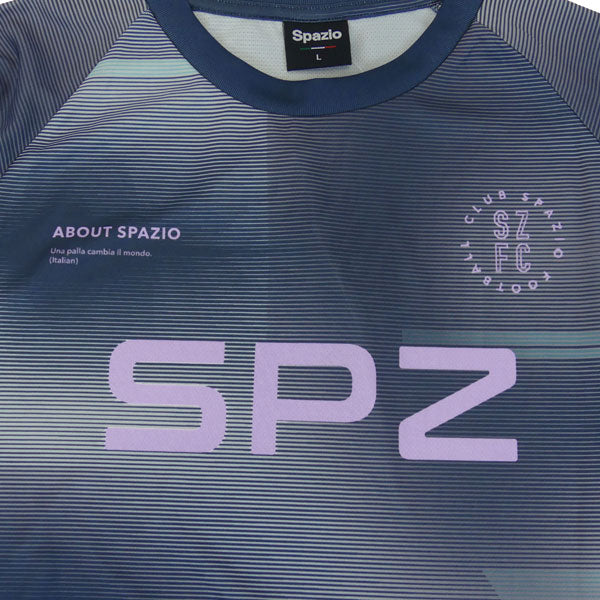 【上下セット】スパッツィオSpazioブラードラインロンプラ脇パネルロゴスリムパンツ上下GE1120-GE1130サッカーフットサル練習着メンズ