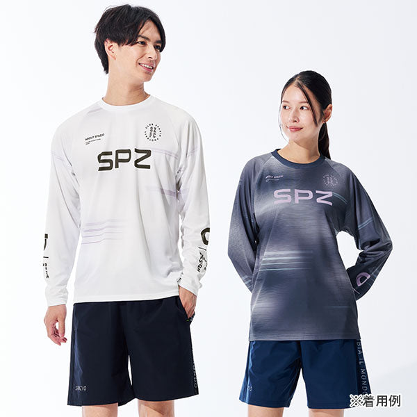 【ネコポス送料無料】スパッツィオSpazioブラードラインロンプラGE-1120サッカーフットサルプラクティスシャツ長袖メンズ