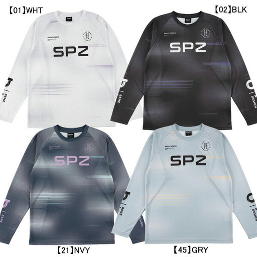 【ネコポス送料無料】スパッツィオSpazioブラードラインロンプラGE-1120サッカーフットサルプラクティスシャツ長袖メンズ