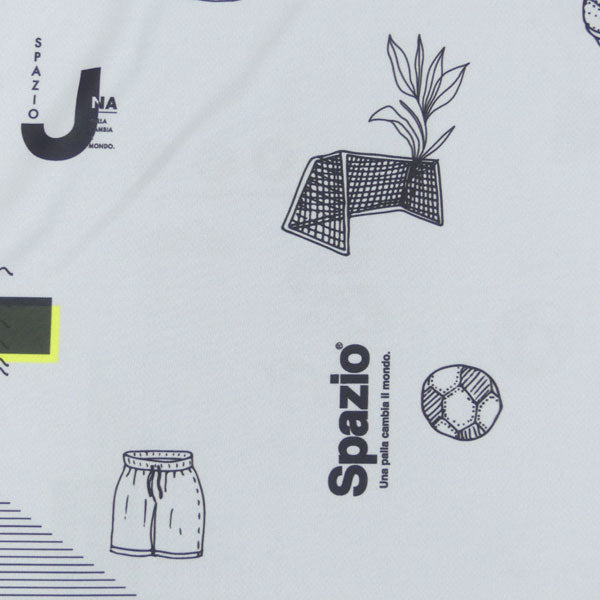 【ネコポス送料無料】スパッツィオSpazioオーバーサイズロンプラGE-1128サッカーフットサルプラクティスシャツ長袖メンズ