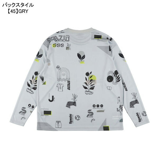 【ネコポス送料無料】スパッツィオSpazioオーバーサイズロンプラGE-1128サッカーフットサルプラクティスシャツ長袖メンズ