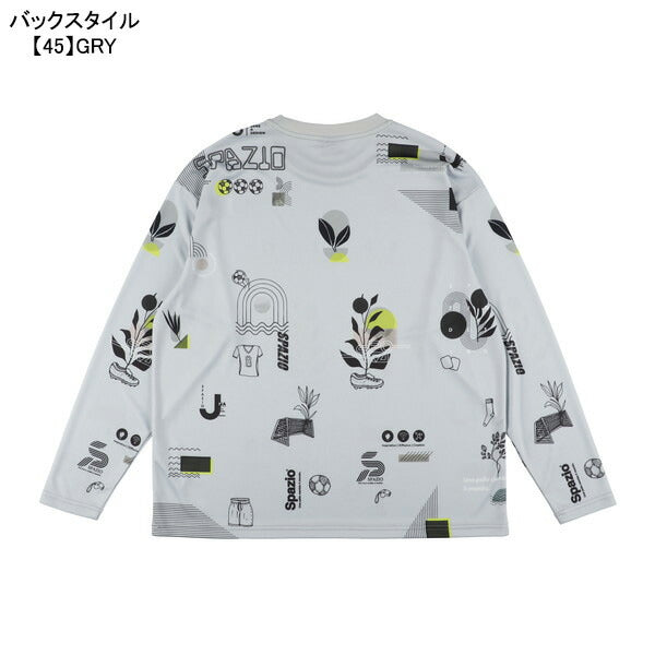 【ネコポス送料無料】スパッツィオSpazioオーバーサイズロンプラGE-1128サッカーフットサルプラクティスシャツ長袖メンズ