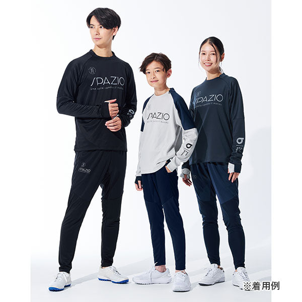 【上下セット】スパッツィオSpazio脇パネルミッドトレーニングトップロゴスリムパンツ上下GE1129-GE1130サッカーフットサルトレーニングウェアメンズ