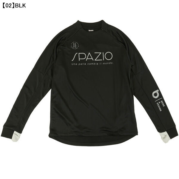 【ネコポス送料無料】スパッツィオSpazio脇パネルミッドトレーニングトップGE-1129サッカーフットサルトレーニングウェアメンズ