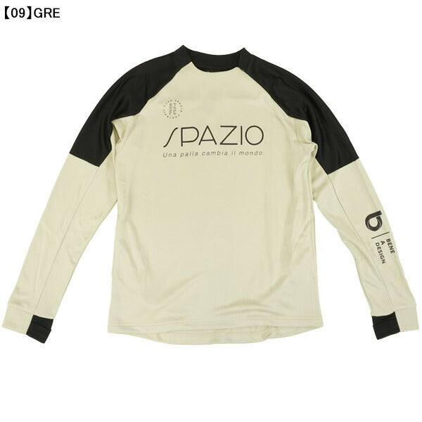 【ネコポス送料無料】スパッツィオSpazio脇パネルミッドトレーニングトップGE-1129サッカーフットサルトレーニングウェアメンズ