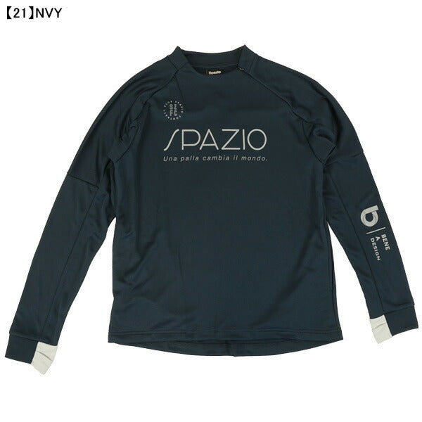【ネコポス送料無料】スパッツィオSpazio脇パネルミッドトレーニングトップGE-1129サッカーフットサルトレーニングウェアメンズ