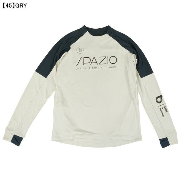 【ネコポス送料無料】スパッツィオSpazio脇パネルミッドトレーニングトップGE-1129サッカーフットサルトレーニングウェアメンズ