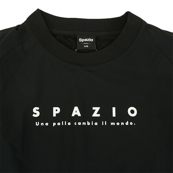 【上下セット】スパッツィオSpazioジュニアJr.長袖ピステ脇パネルロゴスリムパンツ上下GE1134-GE1133サッカーフットサルトレーニングウェア子供用