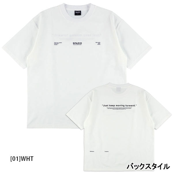 【ネコポス対応可】スパッツィオSpazioタイポグラフィオーバーサイズプラTGE1141サッカーフットサルプラクティスシャツメンズ