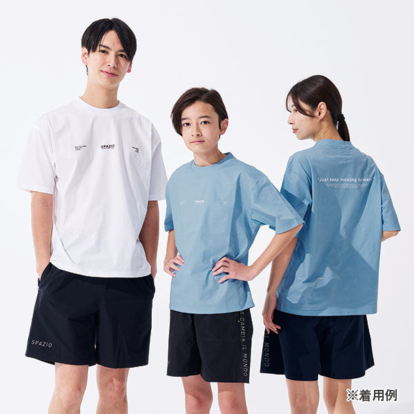 【ネコポス対応可】スパッツィオSpazioタイポグラフィオーバーサイズプラTGE1141サッカーフットサルプラクティスシャツメンズ