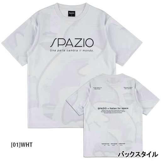 【ネコポス対応可】スパッツィオSpazioペイントプラシャツGE1146サッカーフットサル半袖プラクティスシャツメンズ