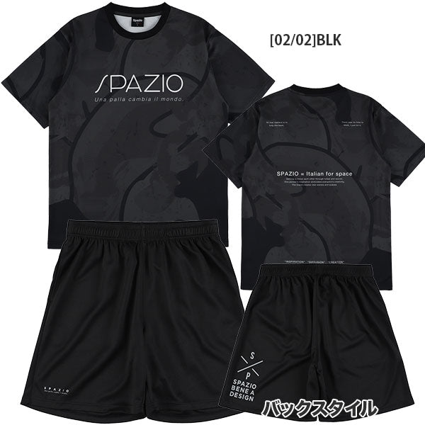 【上下セット】スパッツィオSpazioペイントプラシャツプラパンGE1146/GE1161サッカーフットサルプラクティスセットメンズ