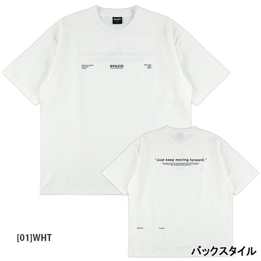【ネコポス対応可】スパッツィオSpazioジュニアタイポグラフィオーバーサイズプラTシャツGE1148サッカーフットサルプラクティスシャツ練習着子供用