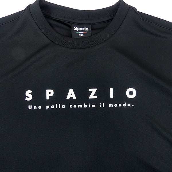 【ネコポス対応可】スパッツィオSpazioジュニアバックボールオーバーサイズプラTシャツGE1149サッカーフットサル半袖プラクティスシャツ子供用