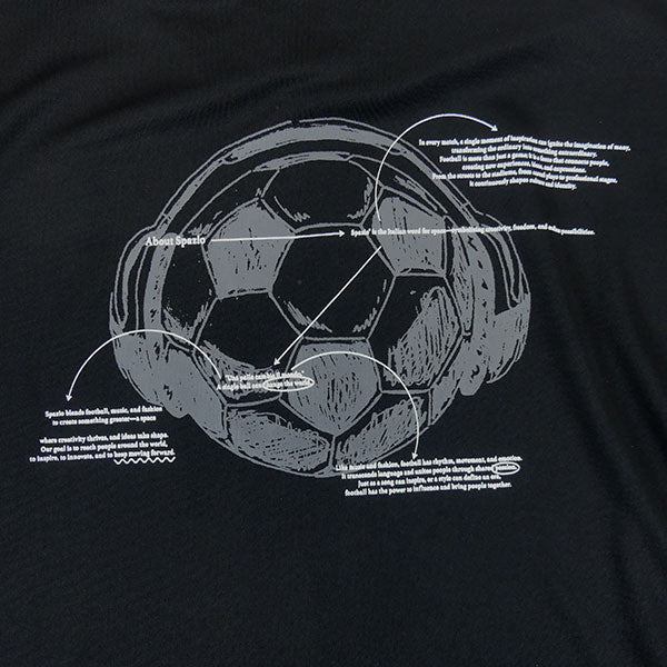 【送料無料上下セット】スパッツィオSpazioジュニアバックボールオーバーサイズプラTシャツプラパンGE1149/GE1162サッカーフットサル子供用