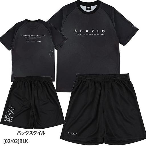 【送料無料上下セット】スパッツィオSpazioジュニアトラックラインプラシャツプラパンGE1151/GE1162サッカーフットサルプラクティスセット子供用