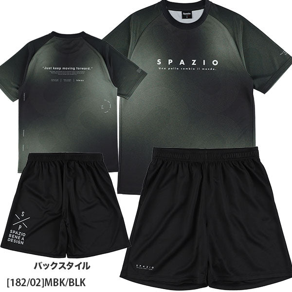 【送料無料上下セット】スパッツィオSpazioジュニアトラックラインプラシャツプラパンGE1151/GE1162サッカーフットサルプラクティスセット子供用